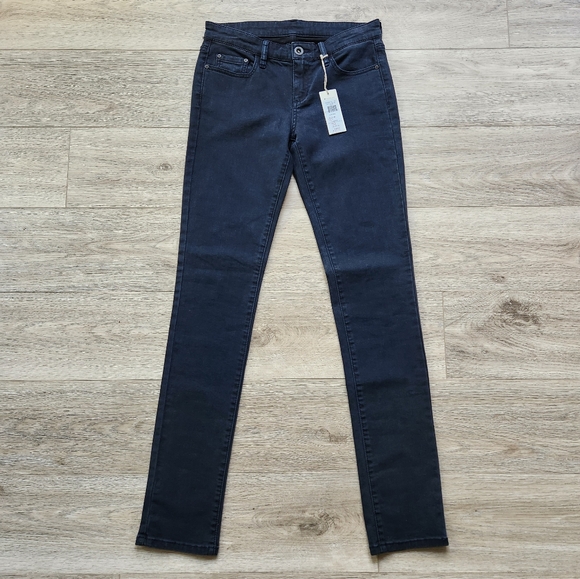 BCBGMazazria Jagger Jean Denim Womens 28 Abyss Blue Black Nwt - Picture 1 of 11